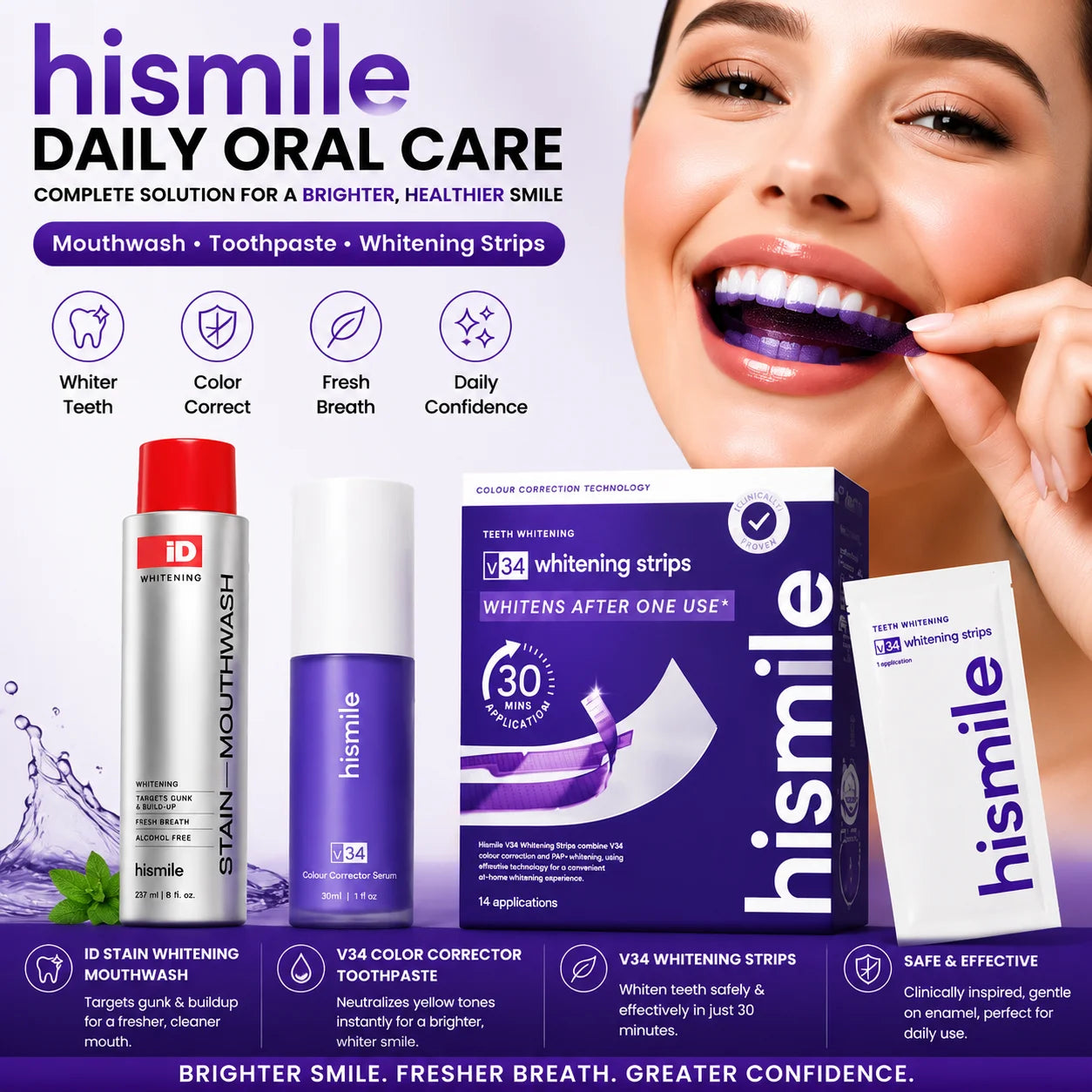 Kit de blanqueamiento dental esencial de Hismile